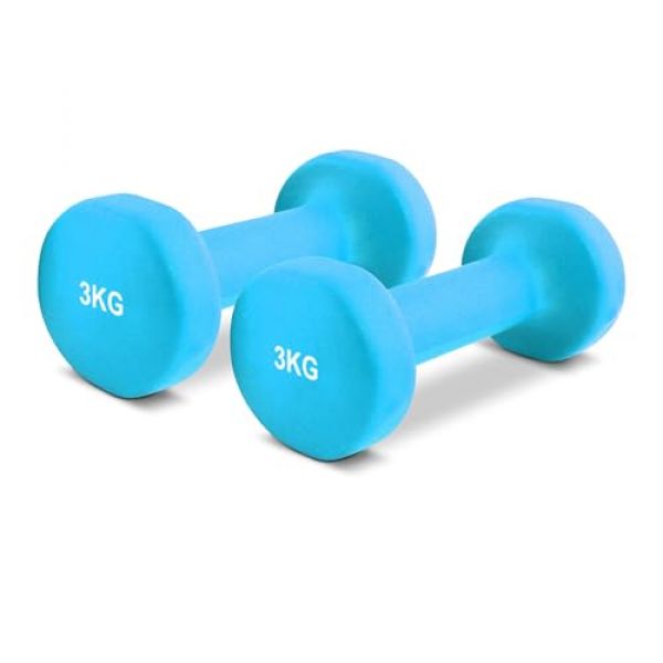 MSPORTS Hantelset – Neopren-Hanteln in verschiedenen Gewichtsklassen