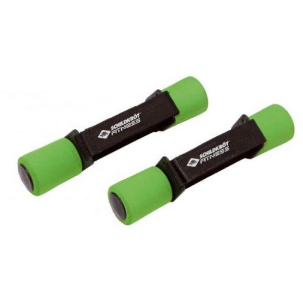 Schildkröt Softhanteln – zwei 0,5KG Softhanteln in markantem Grün