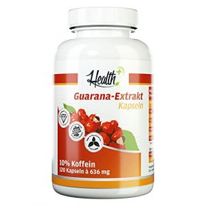 Guarana-Extrakt-Kapseln ohne Zusätze von HEALTH +
