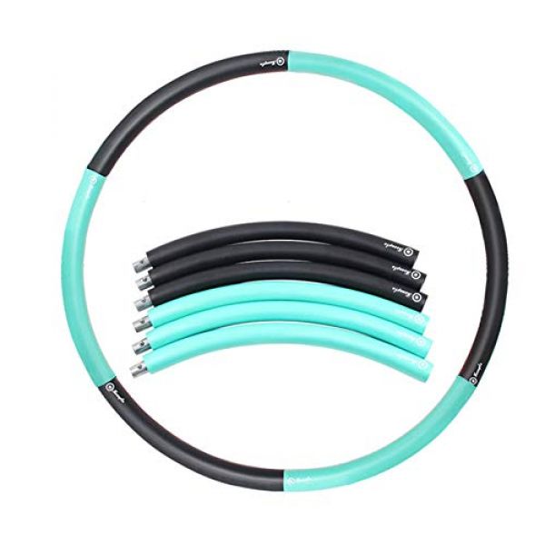 SAHWIN Hula-Hoop – stabiler Ring mit flexiblem Gewicht von 2Kg – 6Kg