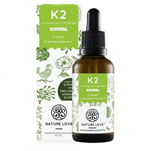 Vitamin-K2-Tropfen von NATURE LOVE®