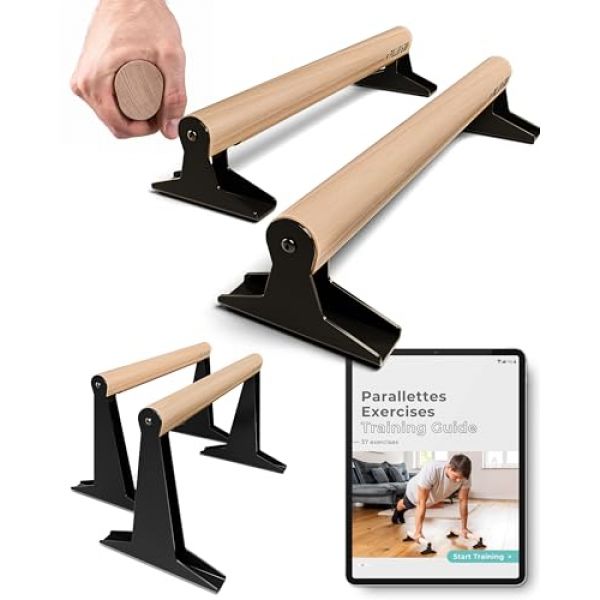 PULLUP & DIP Parallettes – Das volle Sportprogramm für dich